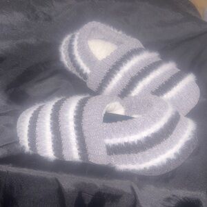 Cozy Striped Slippers